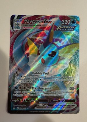 Vaporeon VMAX, graded 9.0
