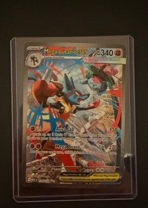 Mega Lucario ex, graded 9.0