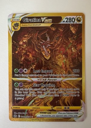 Giratina VSTAR (Secret) graded 9