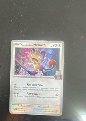 Team Rocket's Meowth, graded 2.5