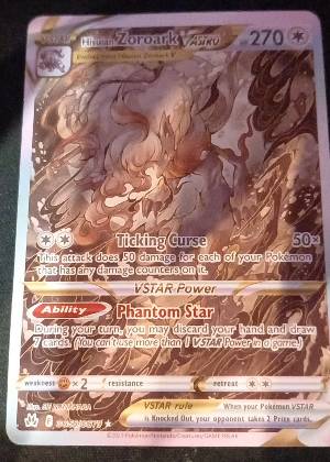 Hisuian Zoroark VSTAR, graded 8.5