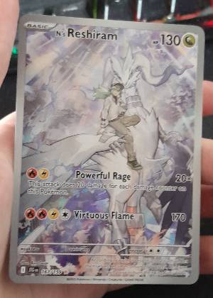 N's Reshiram, graded 9.5