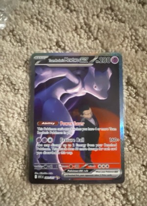 Team Rocket's Mewtwo ex, graded 9.5