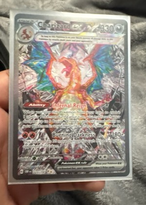 Charizard ex - 223/197 graded 8