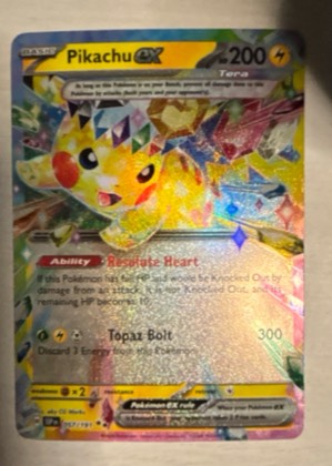 Pikachu ex - 057/191 graded 8