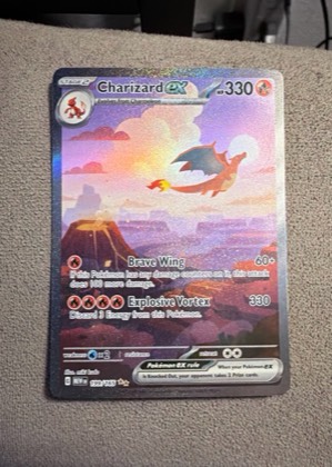 Charizard ex, graded 9.5