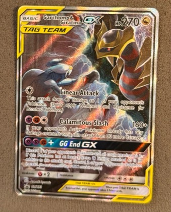 Garchomp & Giratina GX, graded 9.5