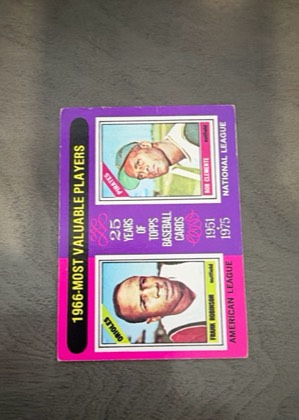 Most Valuable Players-1966, graded 7.0