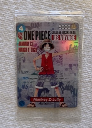 Monkey.D.Luffy (055) (College Basketball US Voyage), graded 9.0