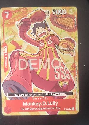Monkey.D.Luffy (Bandai Card Games Fest 24-25), graded 9.0