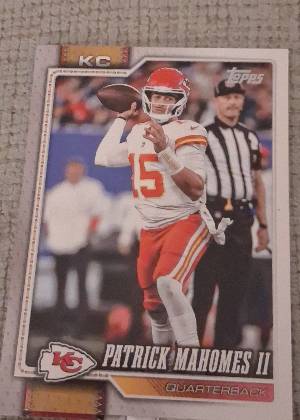 Patrick Mahomes II, graded 8.0