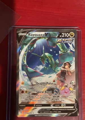 Rayquaza V (Alternate Full Art), graded 9.0