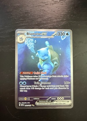 Blastoise ex, graded 9.0
