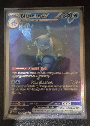 Blastoise ex, graded 9.0