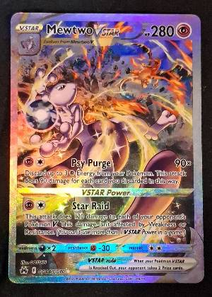 Mewtwo VSTAR graded 8.5