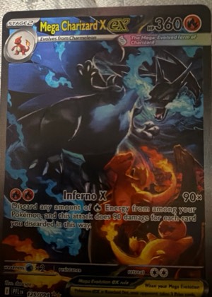 Mega Charizard X ex, graded 9.5