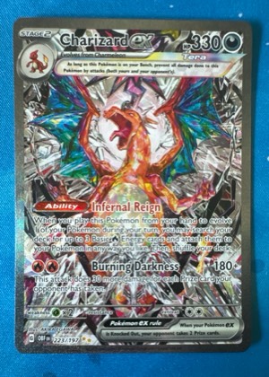 Charizard ex, graded 9.0