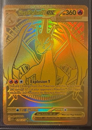 Mega Charizard Y ex, graded 9.0