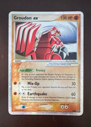 Groudon ex - 038 (EX Collector's Tins), graded 9.0