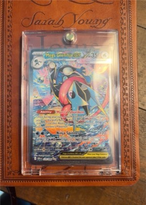 Mega Greninja ex Premium Collection graded 8.5