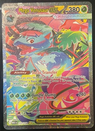 Mega Venusaur ex, graded 9.0
