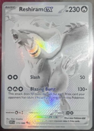 Reshiram ex, graded 9.0