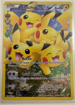 Pikachu (Full Art), graded 7.0