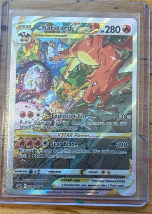 Charizard VSTAR, graded 8.5