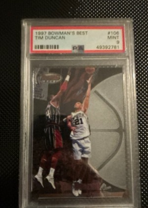 Tim Duncan, graded 9.0