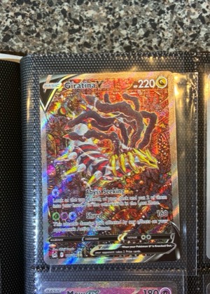 Giratina V (Alternate Full Art), graded 8.0