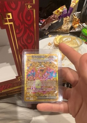 Charizard ex, graded 9.0