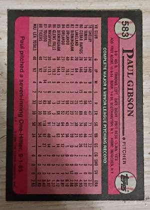 Paul Gibson, graded 8.5