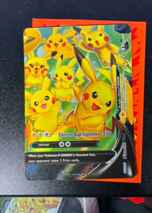 Pikachu V-Union, graded 9.0