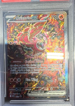Oricorio ex, graded 9.0