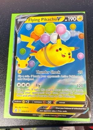 Flying Pikachu V graded 9