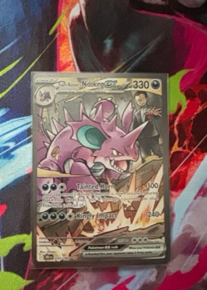 Team Rocket's Nidoking ex, graded 9.0
