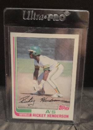 Rickey Henderson, graded 7.5