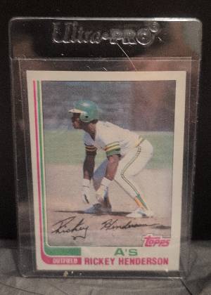 Rickey Henderson, graded 8.0