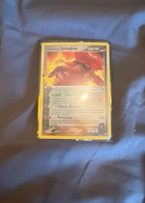 Team Magma's Groudon, graded 7.5