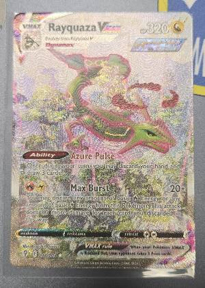 Rayquaza VMAX (Alternate Art Secret), graded 9.0