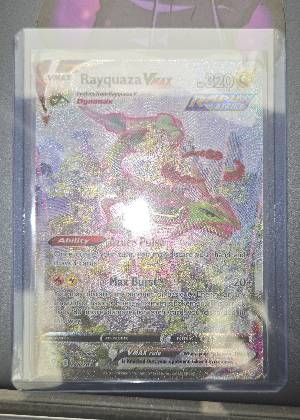 Rayquaza VMAX (Alternate Art Secret), graded 9.0