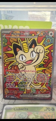 Meowth ex, graded 8.0