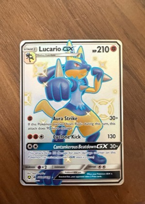 Lucario GX, graded 9.0