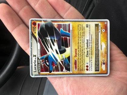 Lucario LV.X, graded 8.5