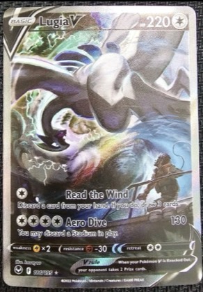 Lugia V (Alternate Full Art), graded 9.0