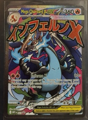 Mega Charizard X ex - 023, graded 9.0