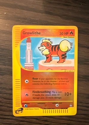 Growlithe, graded 9.0