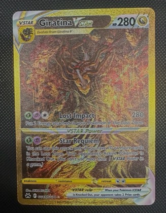 Giratina VSTAR (Secret), graded 9.0
