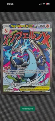 Mega Charizard X ex, graded 9.0