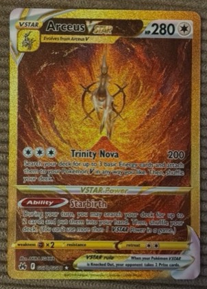 Arceus VSTAR (Secret) graded 9